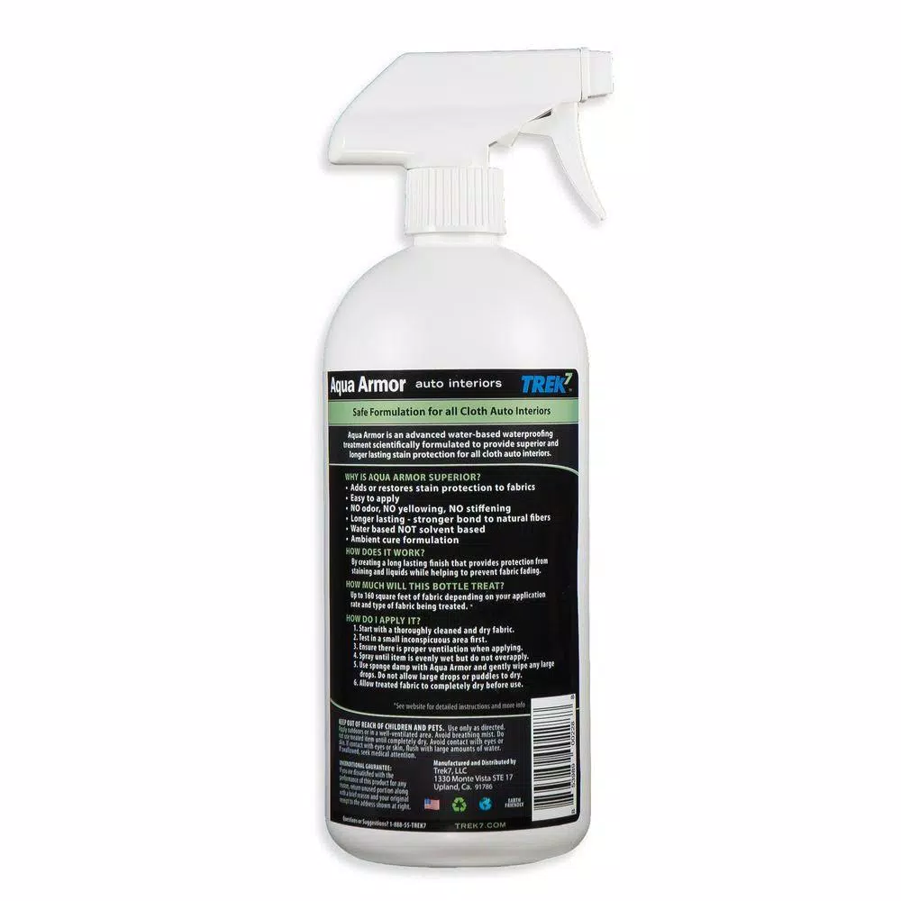 Trek7 Aqua Armor 32 oz. Fabric Stain Protector for Auto Interiors