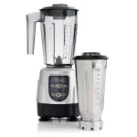 Omega 1 HP 48 oz. 2-Speed Silver Blender Combo Pack thumbnail 2