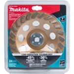 Makita 7 in. Turbo 24 Segment Diamond Cup Wheel, Anti-Vibration Design thumbnail 5