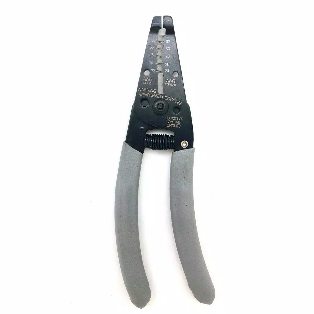 Industro Ergo Grip Wire Stripper and Cutter, 20 to 32 AWG, Industrial Steel Hand Tool