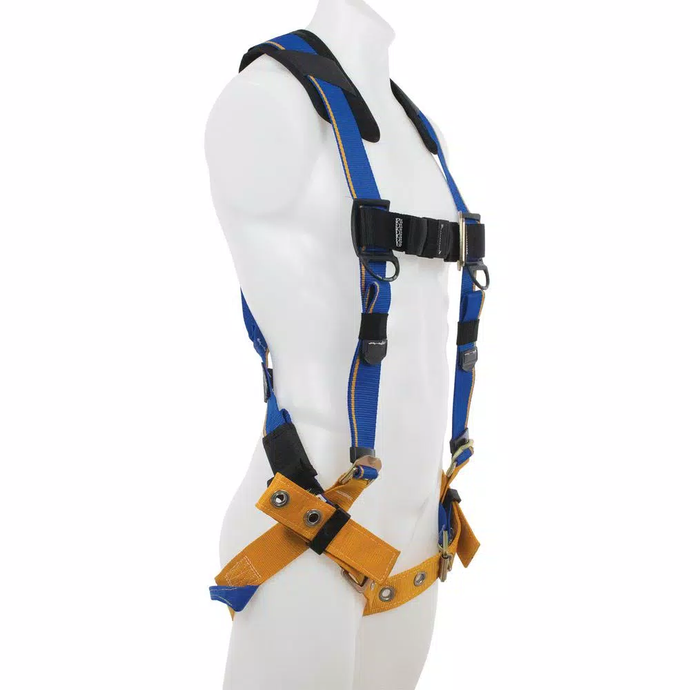Werner Blue Armor 1000 Standard 1 D-Ring Safety Harness, XXL