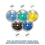 Evolution Power Tools 7 in. 68-Teeth Carbide Metal Cutting Saw Blade for Thin Steel thumbnail 4