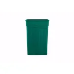 Suncast Commercial 23 Gallon Slim Resin Trash Can, Green thumbnail 2