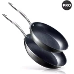 Granitestone Pro 2-Piece Hard Anodized Aluminum Diamond Infused Nonstick Fry Pan Set, 10 in. & 11.5 in. thumbnail 6
