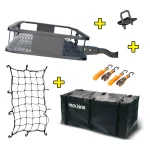 Mockins 500 lb. Capacity Hitch Mount Cargo Carrier Set with Waterproof Bag and Straps thumbnail 1