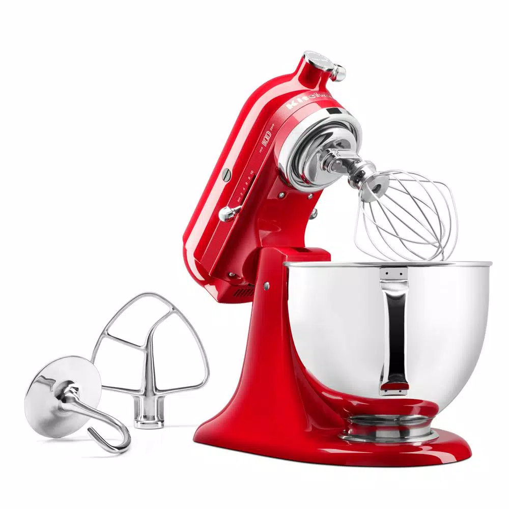 KitchenAid 100-Year Limited Edition Queen of Hearts 5 Qt. 10-Speed Stand Mixer - Passion Red