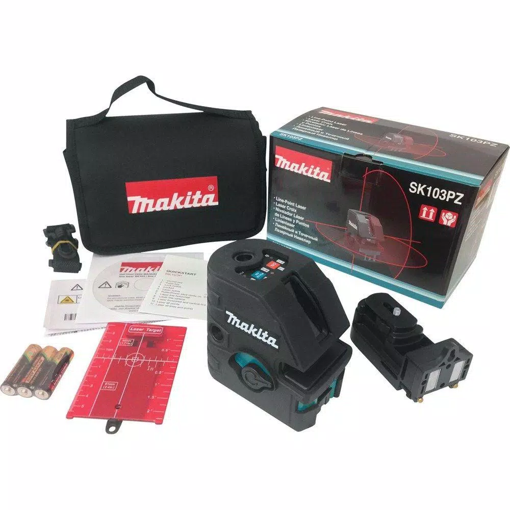 Makita SK103PZ Self-Leveling Combination Cross-Line and Point Laser Level