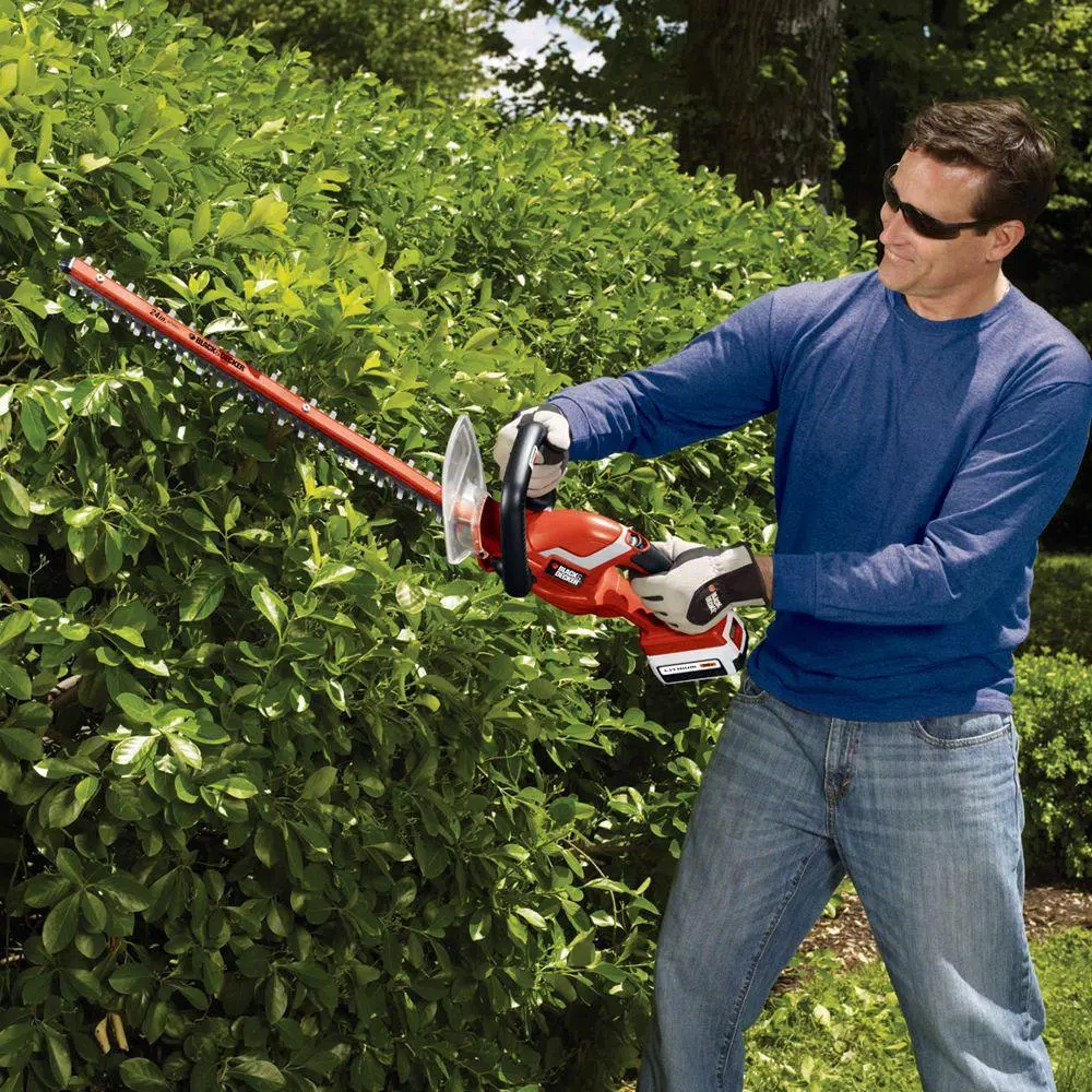 BLACK+DECKER 24 in. 40V MAX Cordless Lithium-Ion Hedge Trimmer, Tool Only
