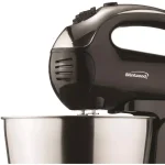 Brentwood 3 Qt. 5-Speed Stand Mixer with Stainless Steel Bowl, Black thumbnail 5