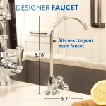 Aquasana 3-Stage Under Counter Water Filtration System with Brushed Nickel Faucet thumbnail 15