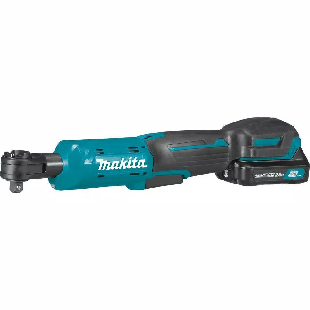 Makita 12V MAX CXT Cordless 3/8 in. and 1/4 in. Sq. Drive Ratchet Kit with 2.0 Ah Battery and Charger