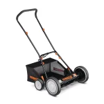 Remington 18 in. Manual Walk Behind Reel Lawn Mower with Bagger and 9-Position Height Adjustment thumbnail 1