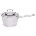 BergHOFF Essentials Manhattan 1.8 qt. Stainless Steel Saucepan with Glass Lid thumbnail 1