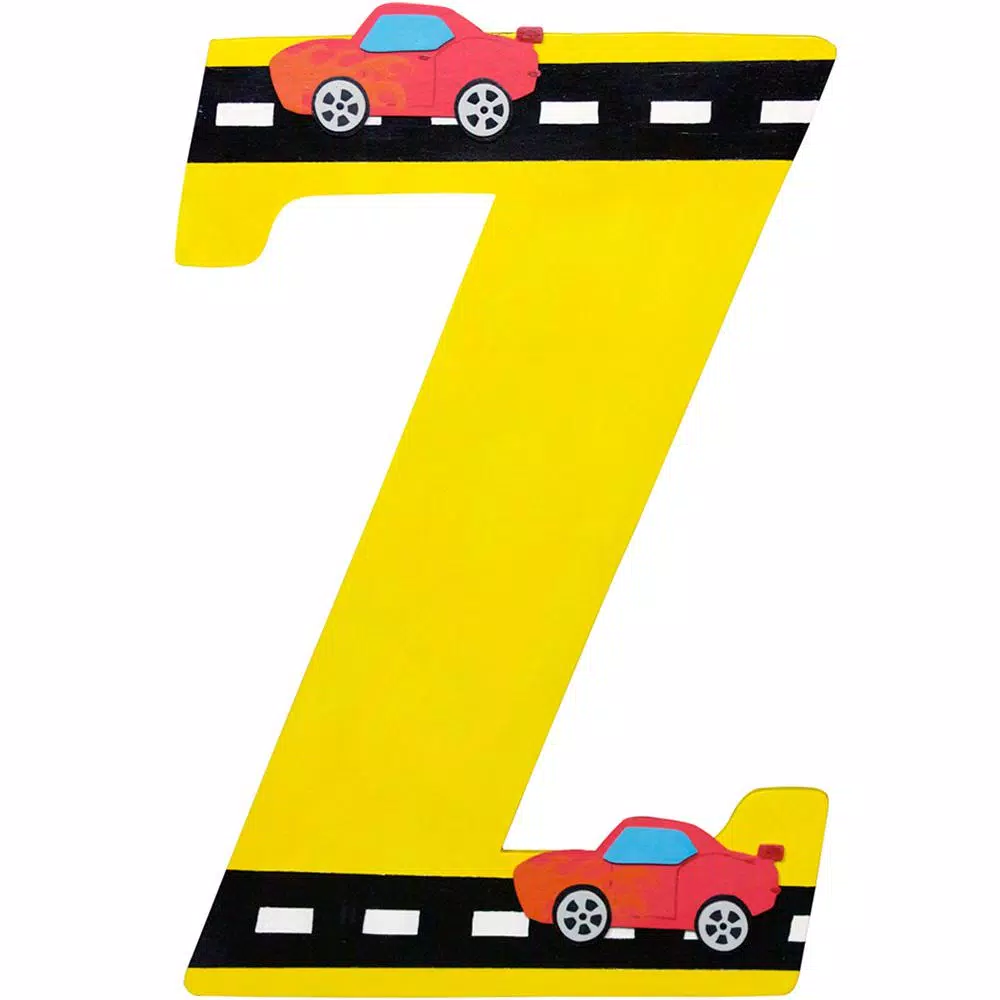 Jeff McWilliams Designs 23 in. Oversized Unfinished Wood Letter (Z) - Industrial Style Wall Decor
