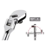 TEKTON 3/8 in. Drive x 8 in. Flex Ratchet with 90-Tooth Gear thumbnail 3