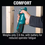 Makita 12V MAX CXT Lithium-Ion Cordless 3/8 in. Right Angle Drill Kit (2.0 Ah) thumbnail 14