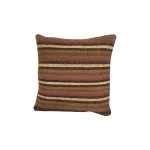 3R Studios Multicolor Striped Kilim Jute and Wool Blend 18 in. x 18 in. Throw Pillow thumbnail 4