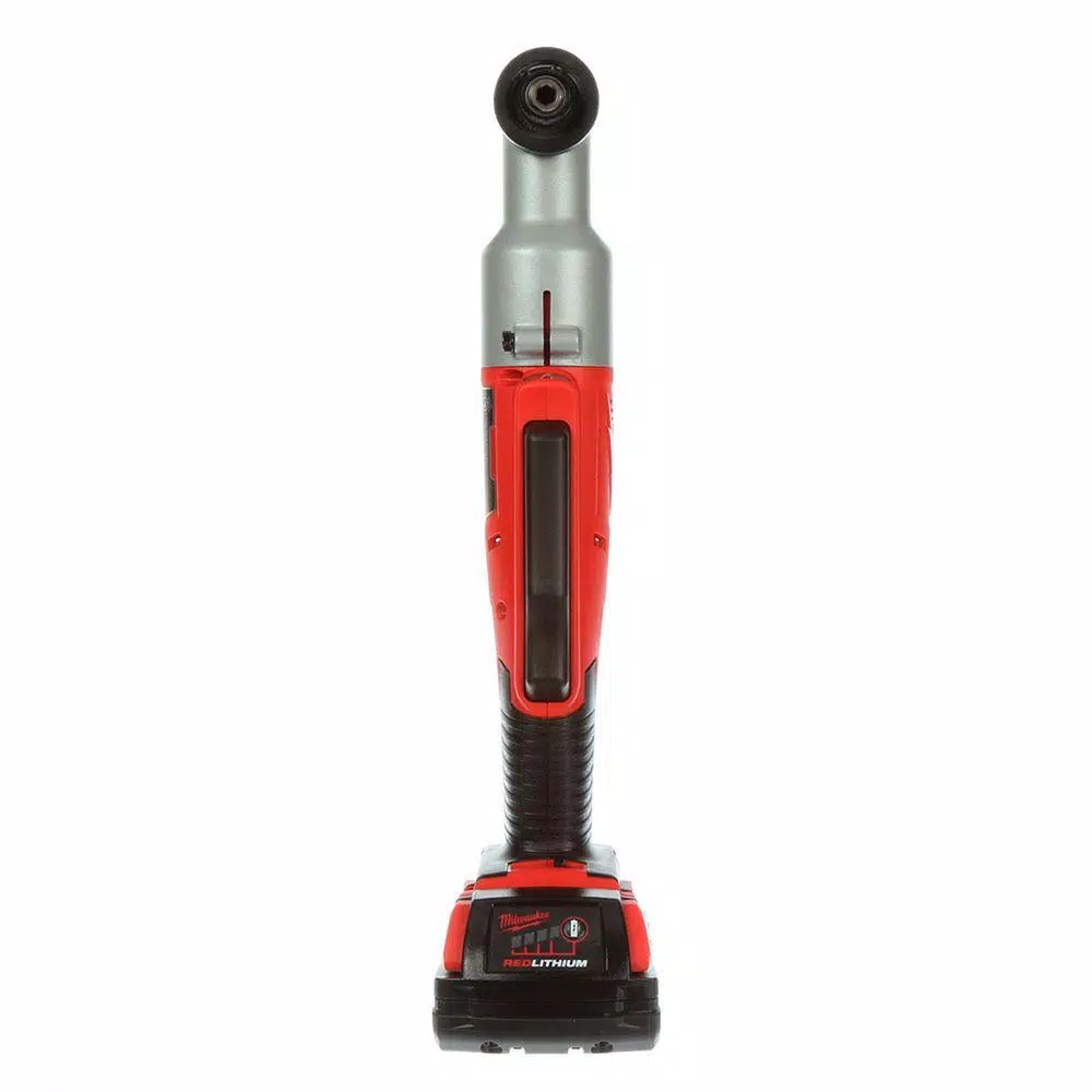 Milwaukee M18 18V Lithium-Ion Cordless 1/4 in. 2-Speed Right Angle Impact Driver Kit with 1.5Ah Battery & Charger