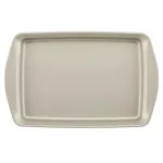 Rachael Ray 3-Piece Nonstick Steel Bakeware Cookie Pan Set, Silver thumbnail 3