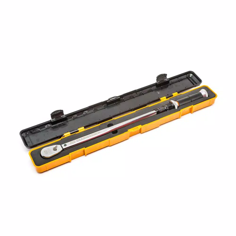 GearWrench 120XP Micrometer Torque Wrench, 1/2 in. Drive, 30-250 ft.-lb.