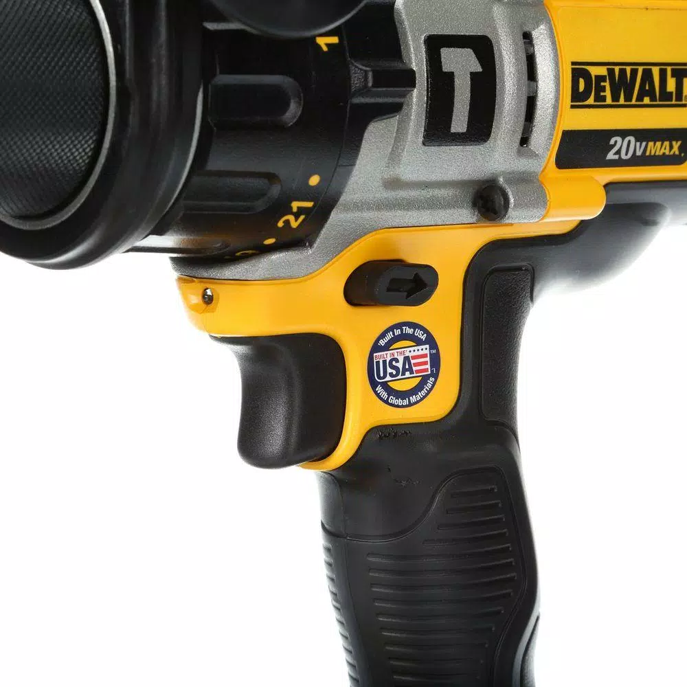 DEWALT 20V MAX Cordless 1/2 in. Hammer Drill Kit with (2) 4 Ah Batteries, Charger & Case