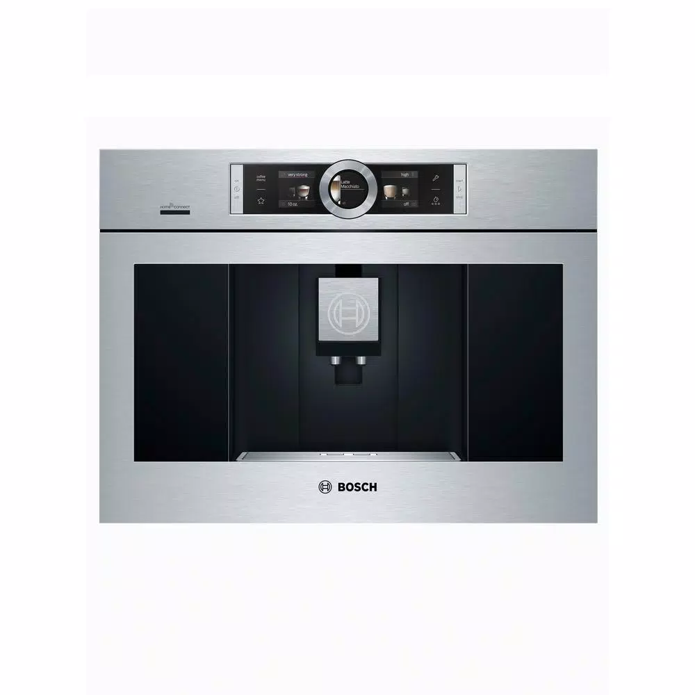 Bosch Built-In Fully Automatic Stainless Steel Drip Coffee Maker with Integrated Grinder
