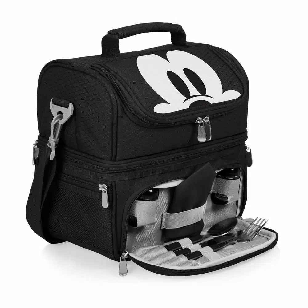 ONIVA Pranzo Mickey Mouse 3 Qt. 8-Can Insulated Lunch Tote Cooler Bag - Black