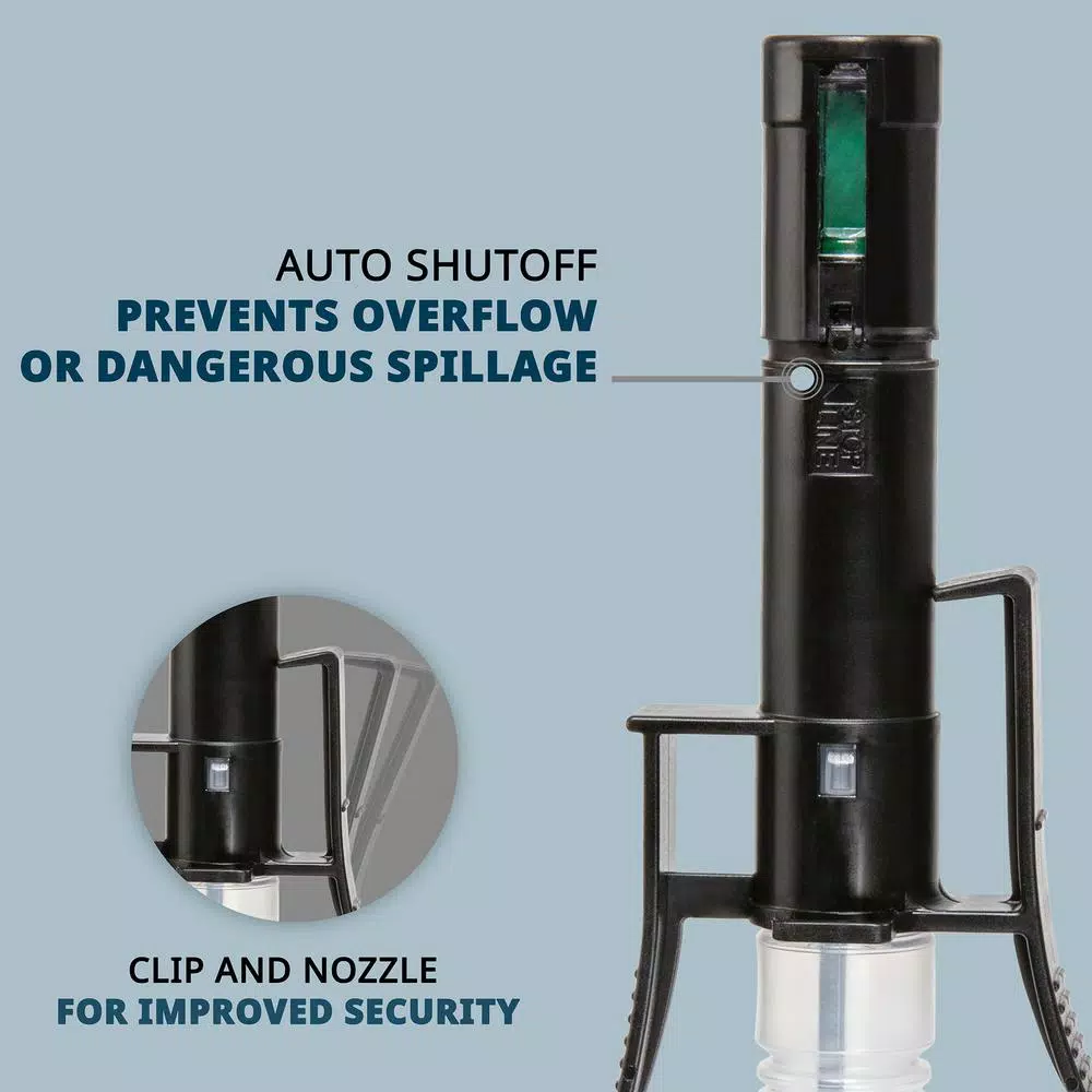 Unbranded Jumbl Battery Powered Fuel Transfer Pump with Auto-Stop and 2.3 GPM Flow Rate