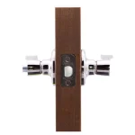 Copper Creek Scandinavian Kash Polished Stainless Steel Privacy Lever, Modern Interior Bed/Bath Door Handle thumbnail 3