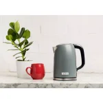 Haden Perth 1.7L Electric Kettle, 7-Cup Stainless Steel with Auto Shut-Off and Boil-Dry Protection, Grey thumbnail 2