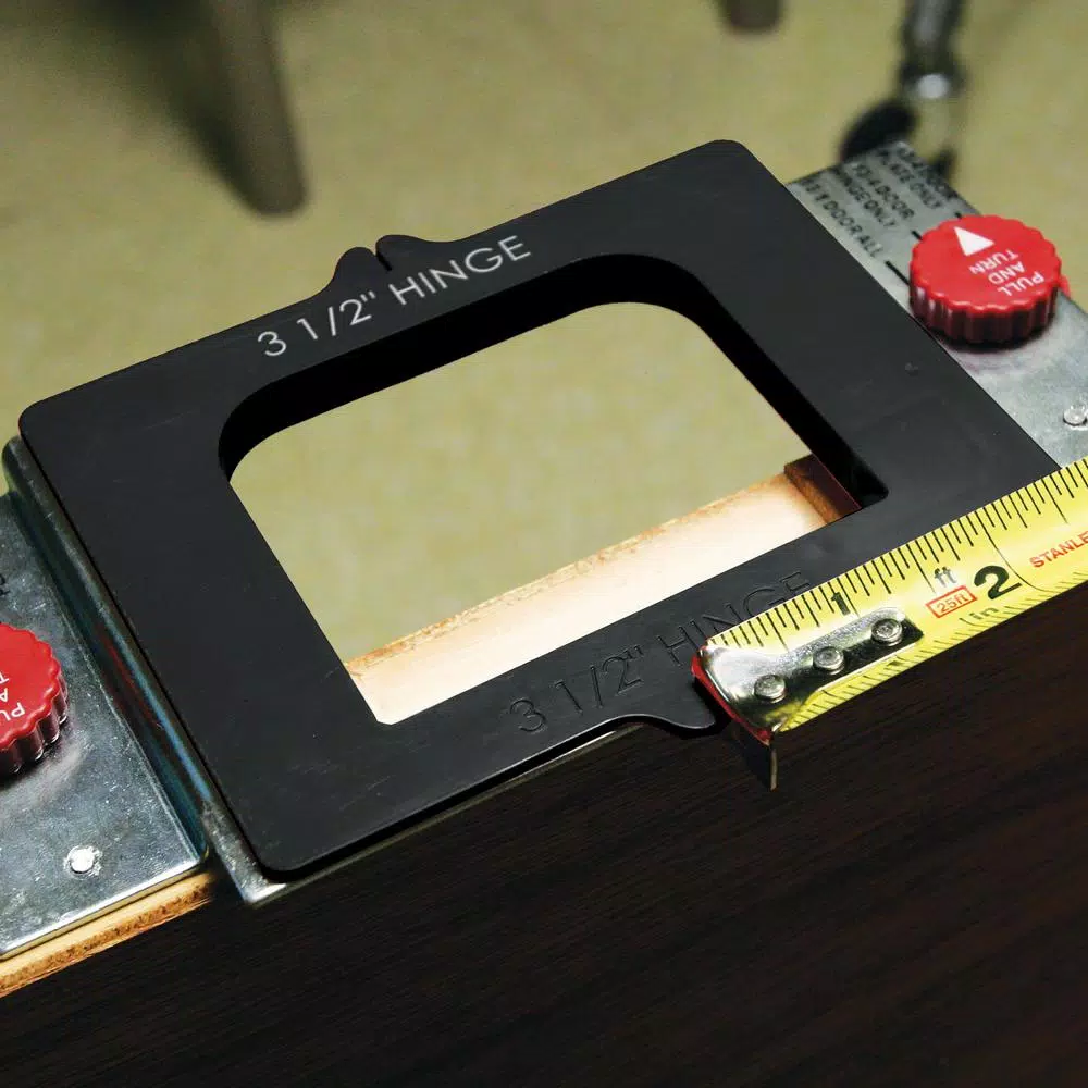 Milescraft HingeMate300 Door Hinge, Strike, and Latch Plate Mortising Template System