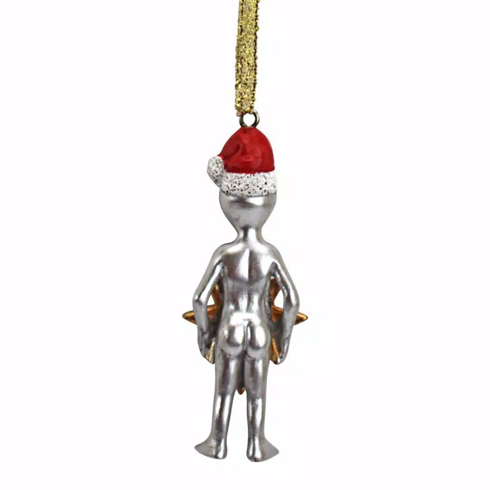Design Toscano Wiseman Star Christmas Alien Holiday Ornament Set, 3-Piece