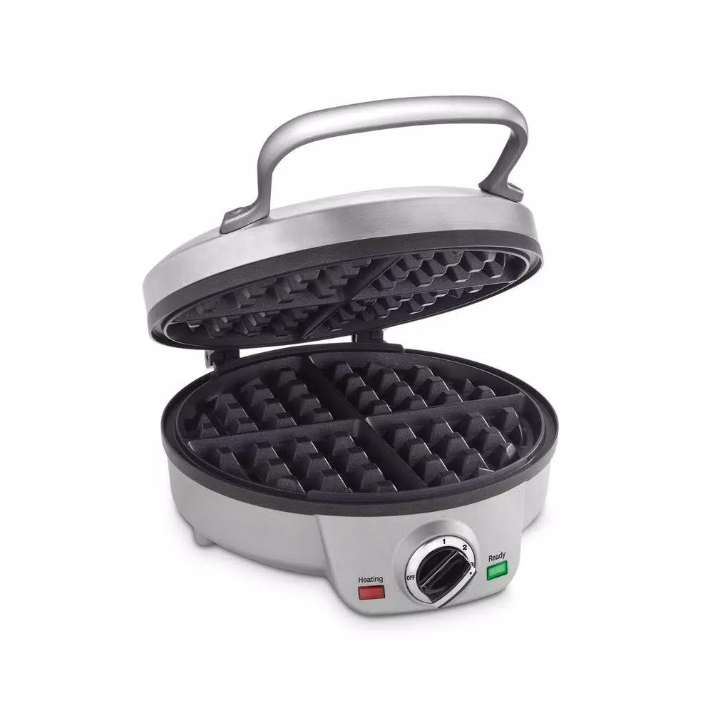 Cuisinart 4-Slice Belgian Waffle Maker with 6 Browning Settings, Brushed Stainless Steel