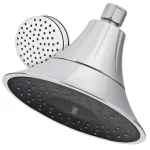 Brondell VivaSpring 6.5 in. Single Wall Mount Fixed Rain Shower Head with KDF Filtration, Chrome thumbnail 1