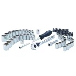 Stanley 165-Piece Mechanic Tool Set with 97-Piece and 68-Piece Sets, 1/4 in. & 3/8 in. Drive, Chrome Finish thumbnail 6
