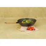 Cook Pro 14 in. Professional Heavy Duty Carbon Steel Wok with Assist Handle thumbnail 6