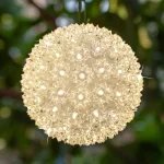 Wintergreen Lighting 7.5 in. 120-Light LED Warm White Twinkle Starlight Sphere thumbnail 2