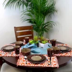Elama Salia 16-Piece Brown Stoneware Dinnerware Set, Service for 4 thumbnail 3