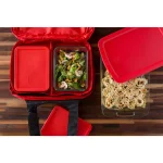 Pyrex 9-Piece Glass Bakeware and Storage Set with Insulated Carrying Bag thumbnail 3