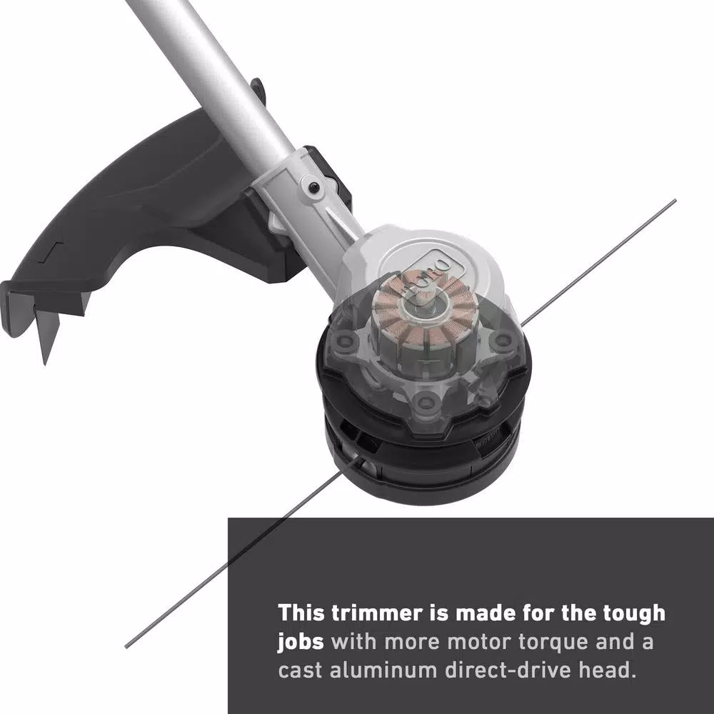 Toro 60V Max Flex-Force Brushless Cordless String Trimmer, 14-16 in. Cutting Width, 2.5 Ah Battery & Charger Included