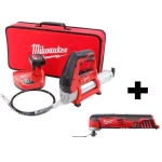 Milwaukee M12 12V Lithium-Ion Cordless Grease Gun Kit with M12 Multi-Tool thumbnail 1