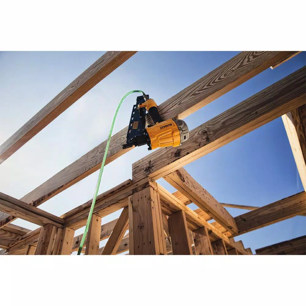 DEWALT DWHS 21-Degree Pneumatic Collated Framing Nailer with 2000-Pack Bonus 3 in. Metal Nails
