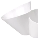 Villeroy & Boch New Wave White Porcelain Chip and Dip Serving Bowl thumbnail 2