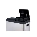 Step N' Sort 16-Gallon 2-Compartment Stainless Steel Trash Can and Recycling Bin thumbnail 6