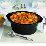 MegaChef Triple 4.5 Qt. Copper Slow Cooker and Buffet Server with 3 Ceramic Pots thumbnail 7