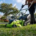 Earthwise 14 in. 11 Amp Corded Electric Walk Behind Push Lawn Mower thumbnail 5