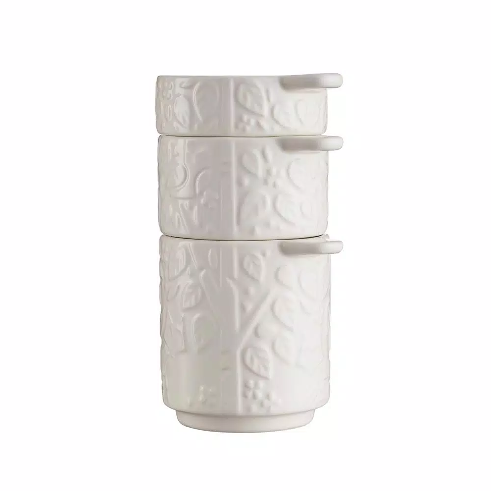 Mason Cash In the Forest 4-Piece Cream Stoneware Measuring Cups and Jug Set
