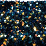 Glitzhome 21 in. Navy Blue Sequin Christmas Stocking with White Faux Fur Cuff (2-Pack) thumbnail 2