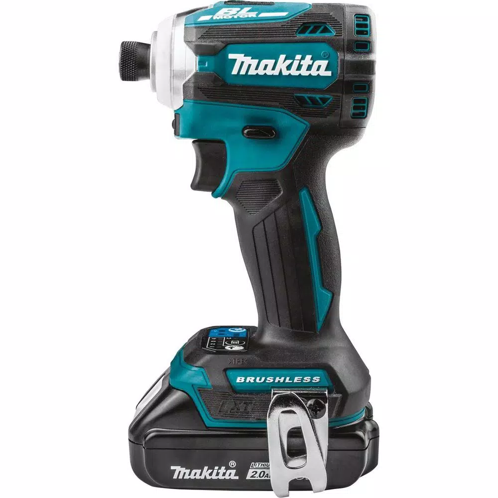 Makita 18V LXT Brushless 4-Speed Impact Driver Kit with 2 2.0 Ah Batteries and Charger