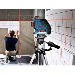 Bosch GCL 2-160 S Self-Leveling Cross-Line Laser Level with Tripod and Magnetic Mount thumbnail 10